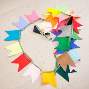 Wimpelkette kunterbunt