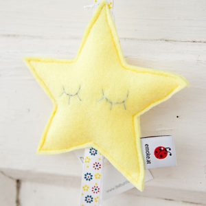 Kinderwagenanhänger  Stern gelb