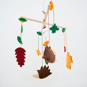 Baby-Mobile Igel und Igelin