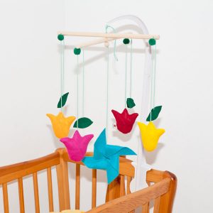 Baby-Mobile Tulpen im Wind