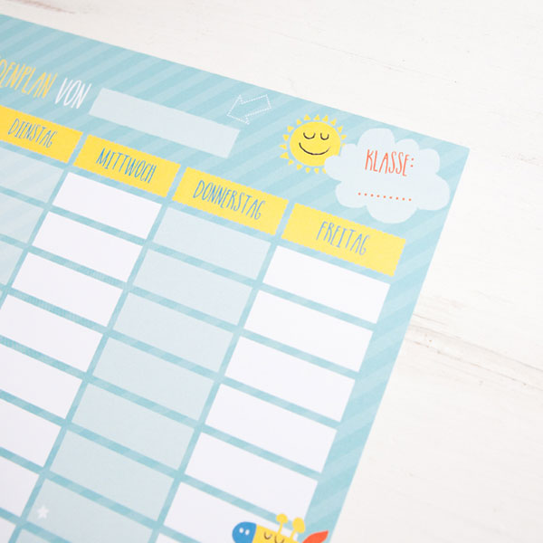 Stundenplan Giraffe – Bild 3