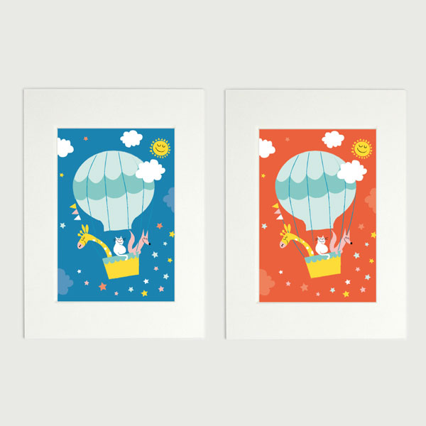 Kunstdruck mittel - Himmlische Reise – Bild 5