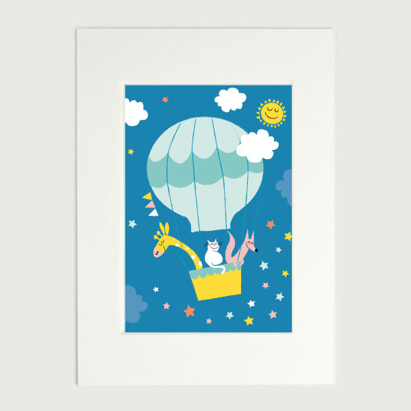 Kunstdruck mittel - Himmlische Reise – Bild 2