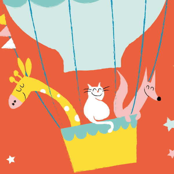 Kunstdruck mittel - Himmlische Reise – Bild 4