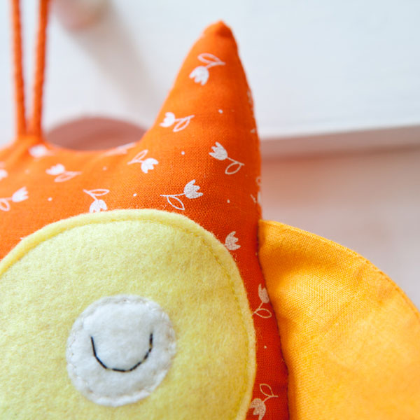 Spieluhr Eule orange – Bild 3