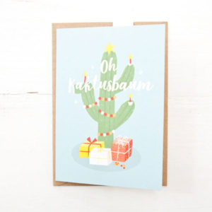 Klappkarte - Oh Kaktusbaum