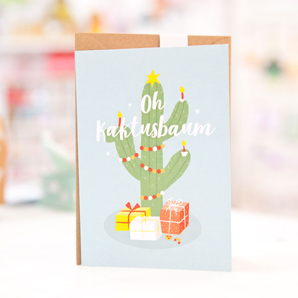 Klappkarte - Oh Kaktusbaum – Bild 2