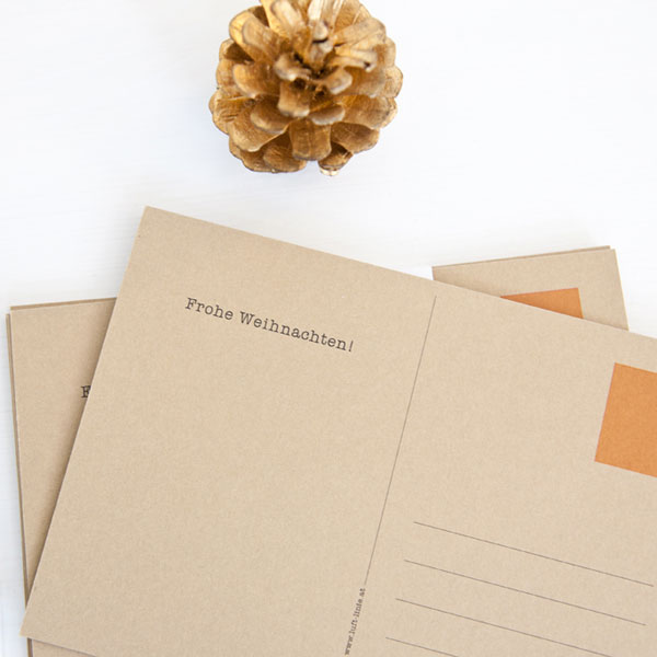 8er Set Postkarten - Weihnachtstiere – Bild 3