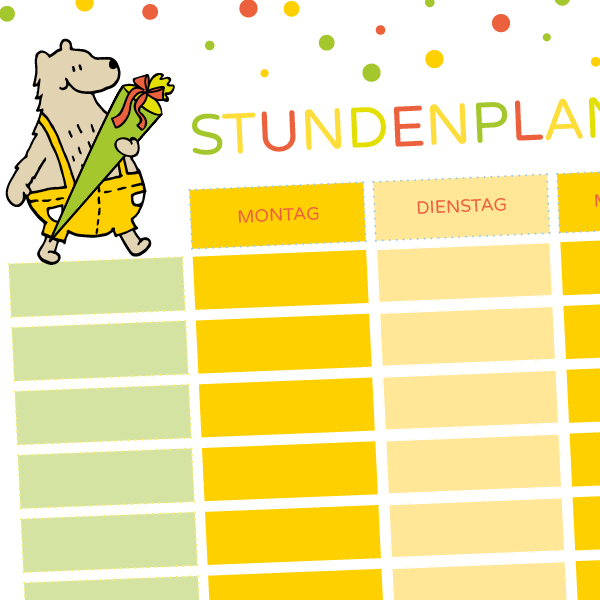 Stundenplan Buntiquebär – Bild 3