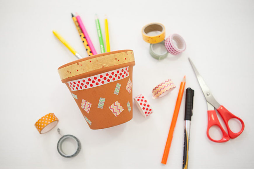 Stiftehalter aus Terrakotta