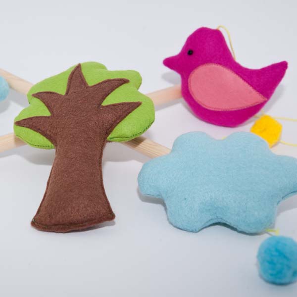 Baby-Mobile Vogel im Wald – Bild 6