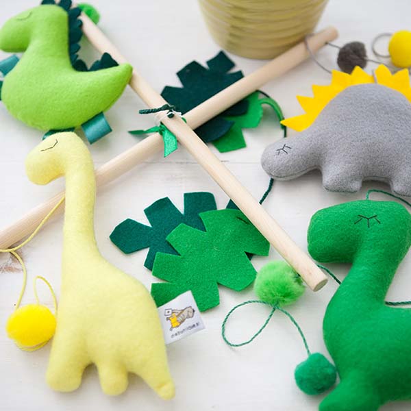 Baby-Mobile Dinosaurier – Bild 9