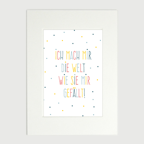 Kunstdruck groß - Pippi