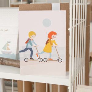 Grußkarte - Kleine Weggefährten