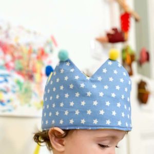 Geburtstagskrone blau