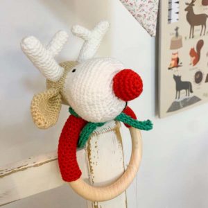 Rassel - Hirsch weiß