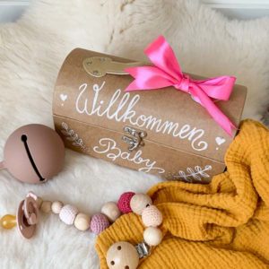 Geschenkbox - Willkommen Baby
