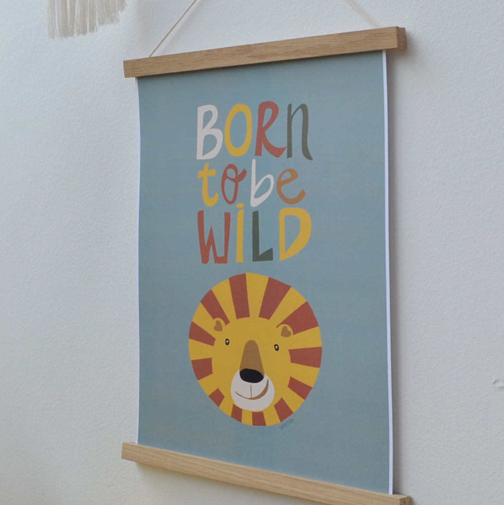 Poster Löwe – Bild 2