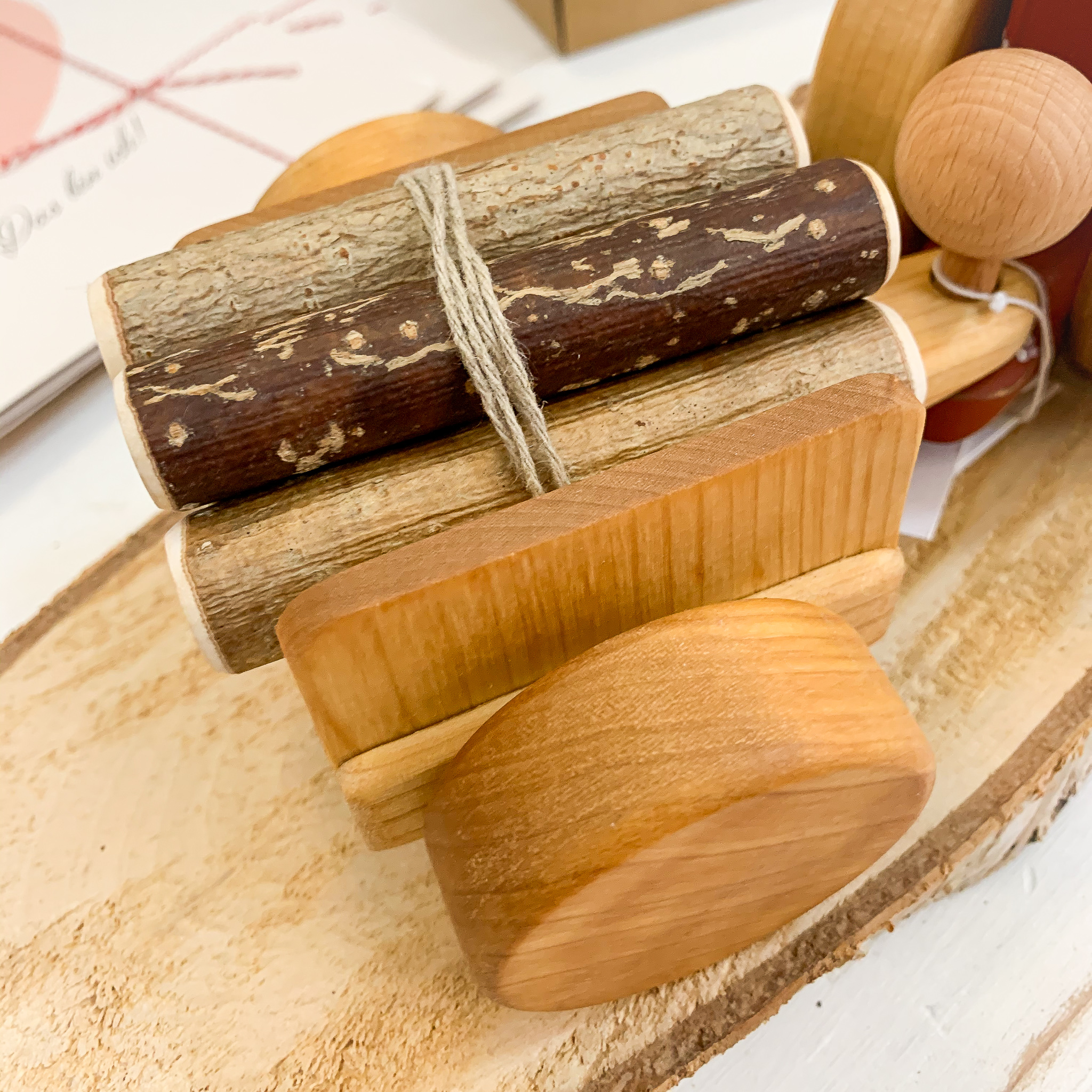 Holz Traktor – Bild 4