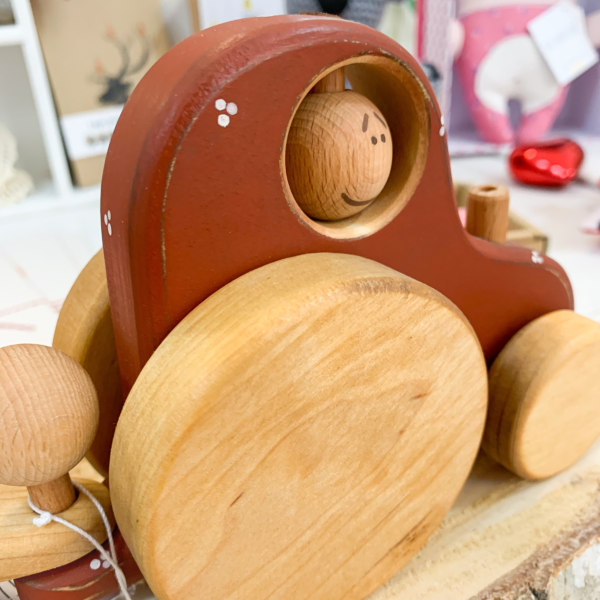 Holz Traktor – Bild 5