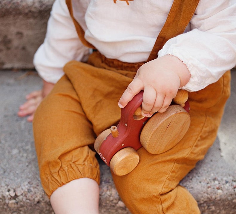 Holz Traktor – Bild 3