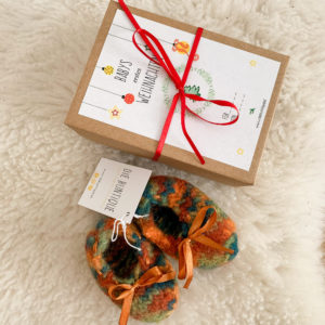 Geschenkbox - Babyschuhe