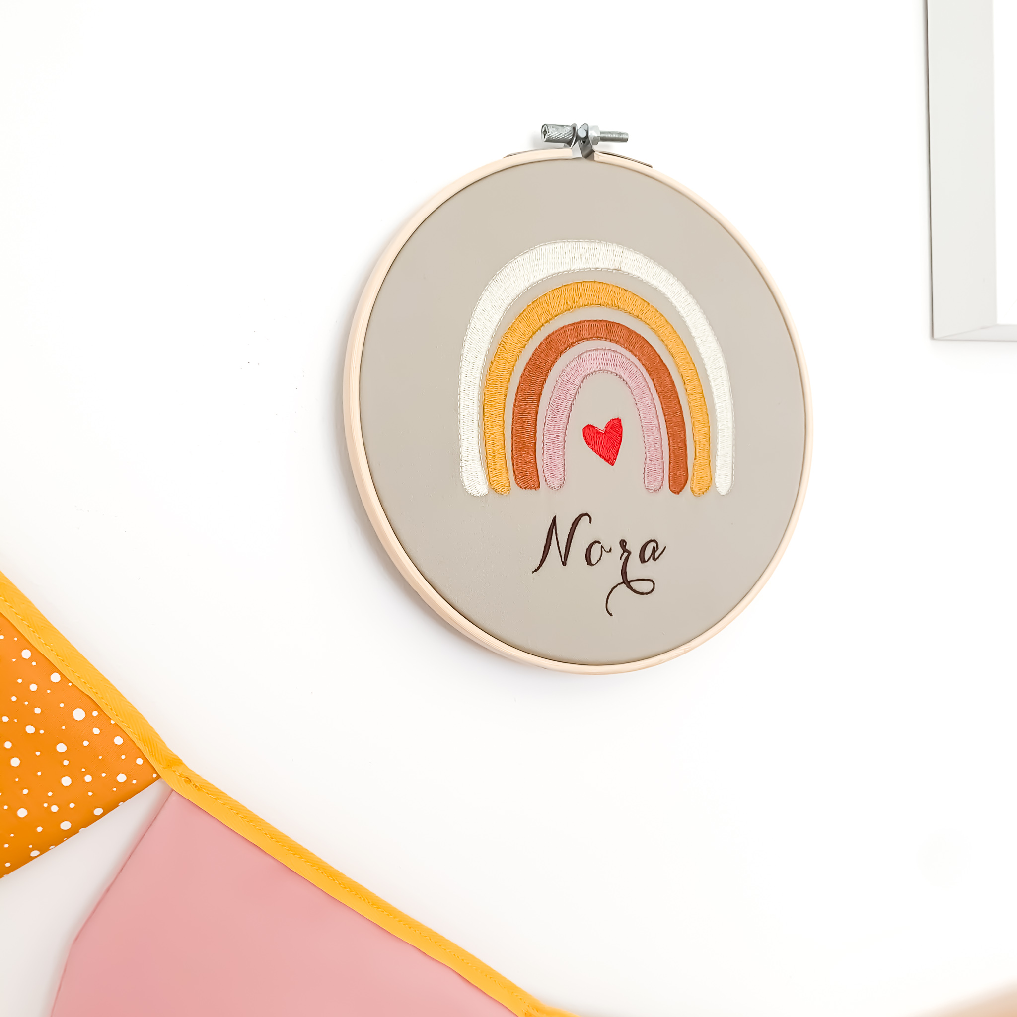 Stickrahmen Regenbogen – Bild 4