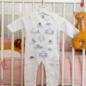 Baby Strampler-under the see Meerestiere