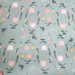 Geschenkpapier Blumen-3 Bögen