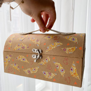 Geschenkbox - ABC gelb