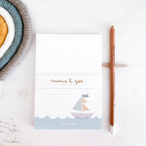 Schreibblock - Schiff